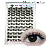 3D DIY Anime False Eyelashes - Reusable Spiky Cluster Lashes