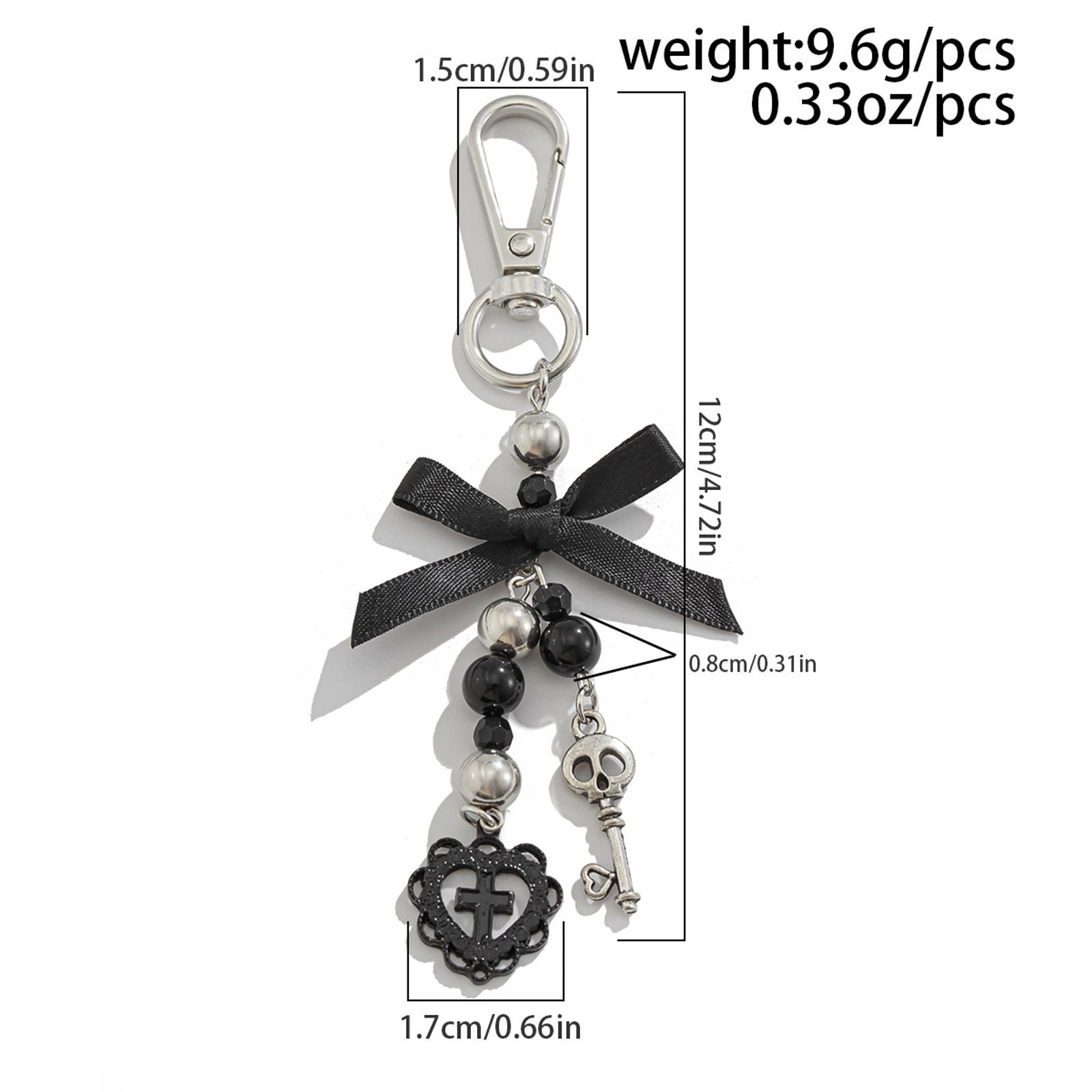 Cute Butterfly Bow Anti-Loss Keychain Pendant