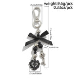 Cute Butterfly Bow Anti-Loss Keychain Pendant