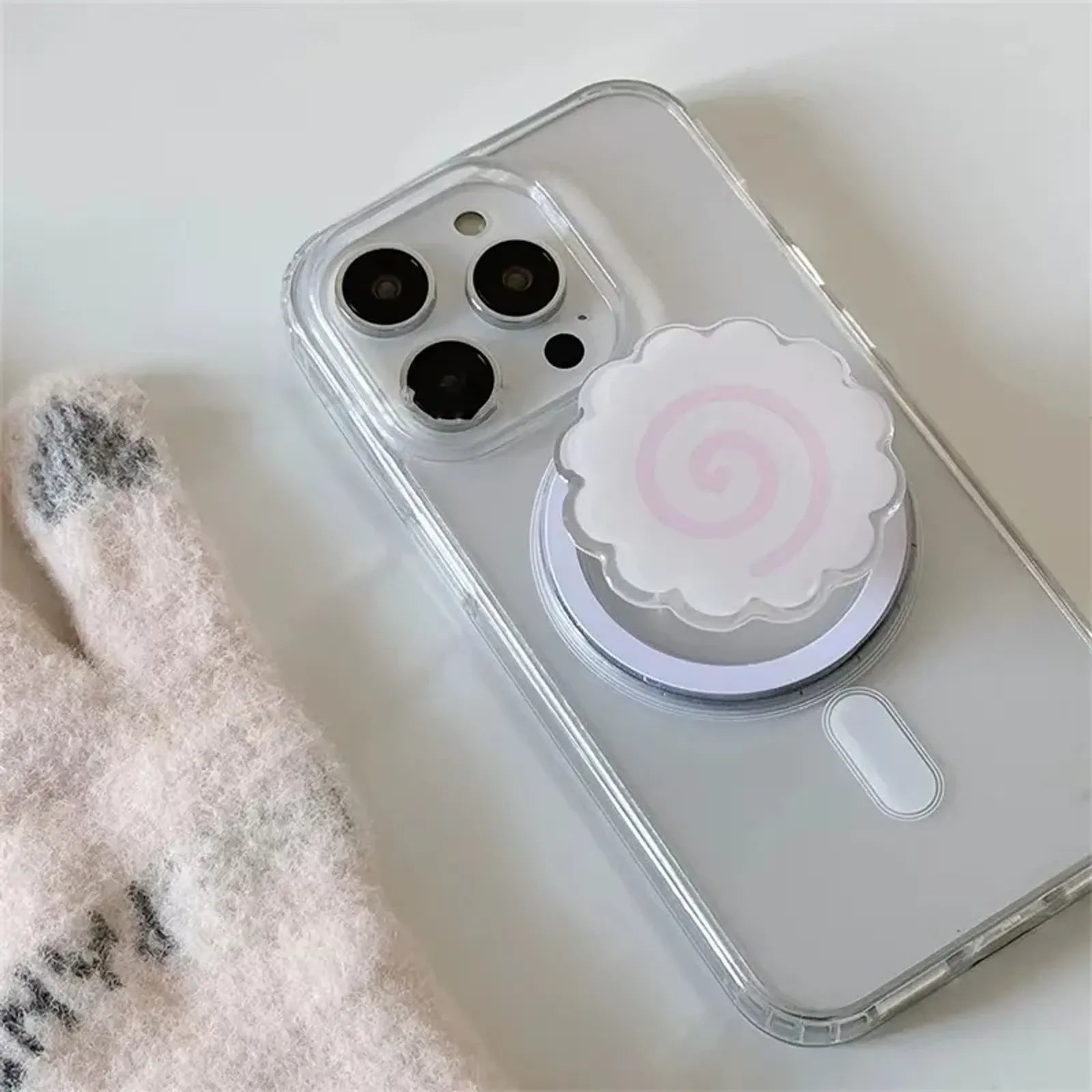 Korean Cute Fish Cake Rolls Mobile Phone Holder