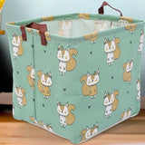 32cm Cute Printing Foldable Storage Baskets - Organizers