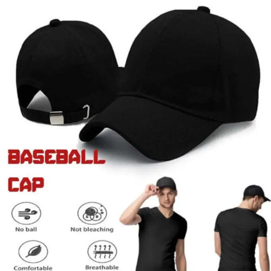 Adjustable Cotton Baseball Cap for Casual Summer Wear