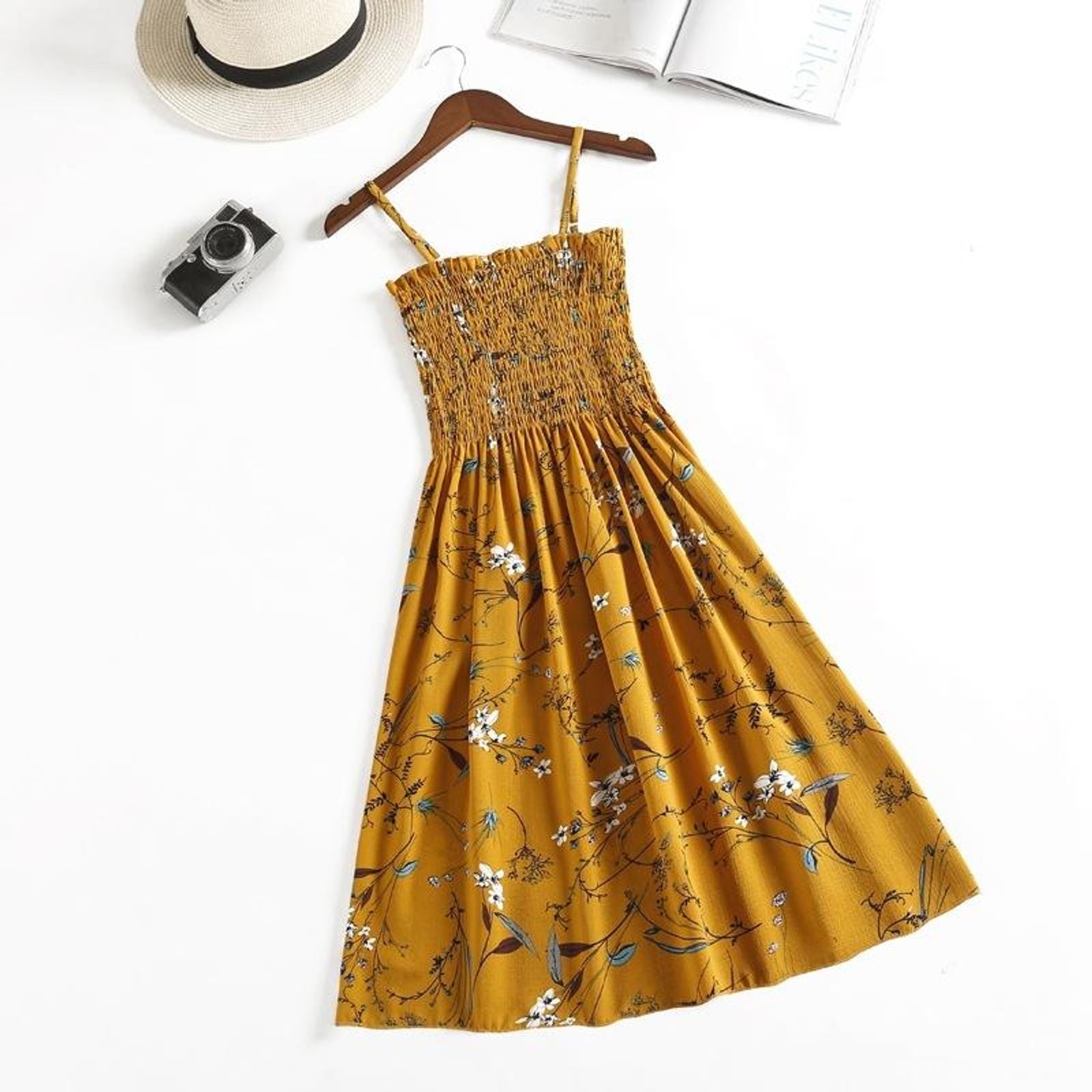 Summer Chiffon Sleeveless Mini Dress for Women