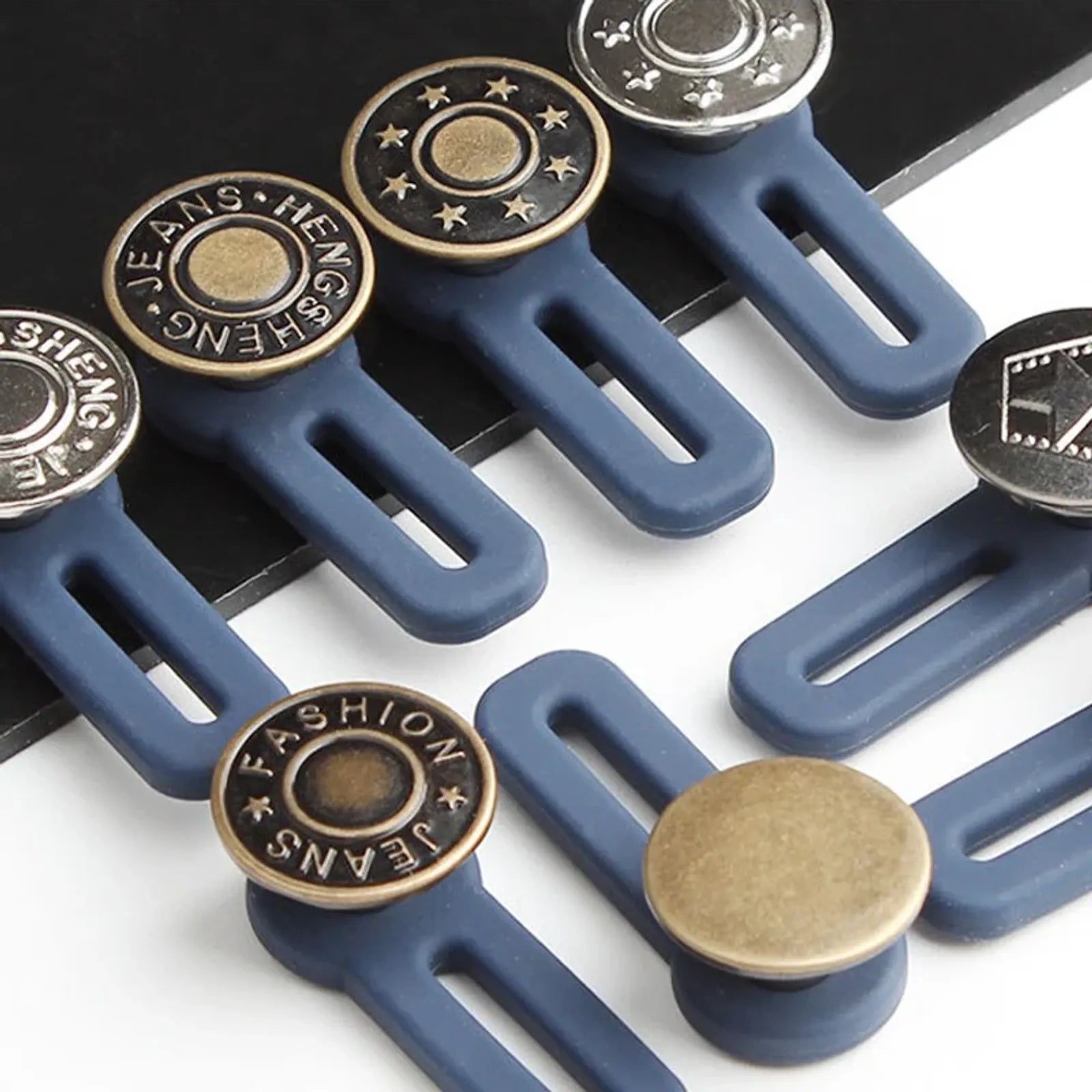 Adjustable Retractable Button Buckle for Jeans