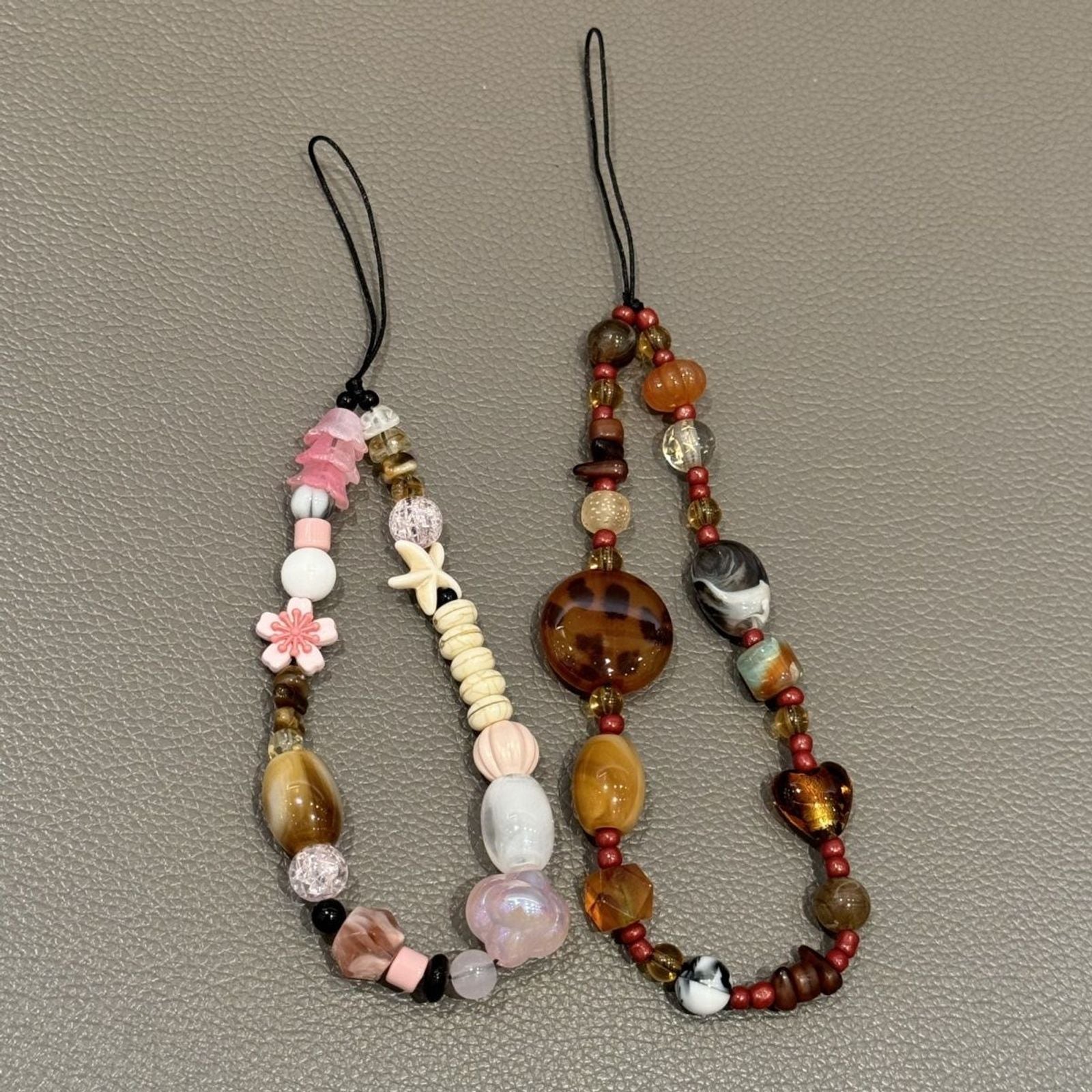 Boho Beaded Phone Charm and Bracelet Strap