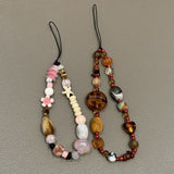 Boho Beaded Phone Charm and Bracelet Strap