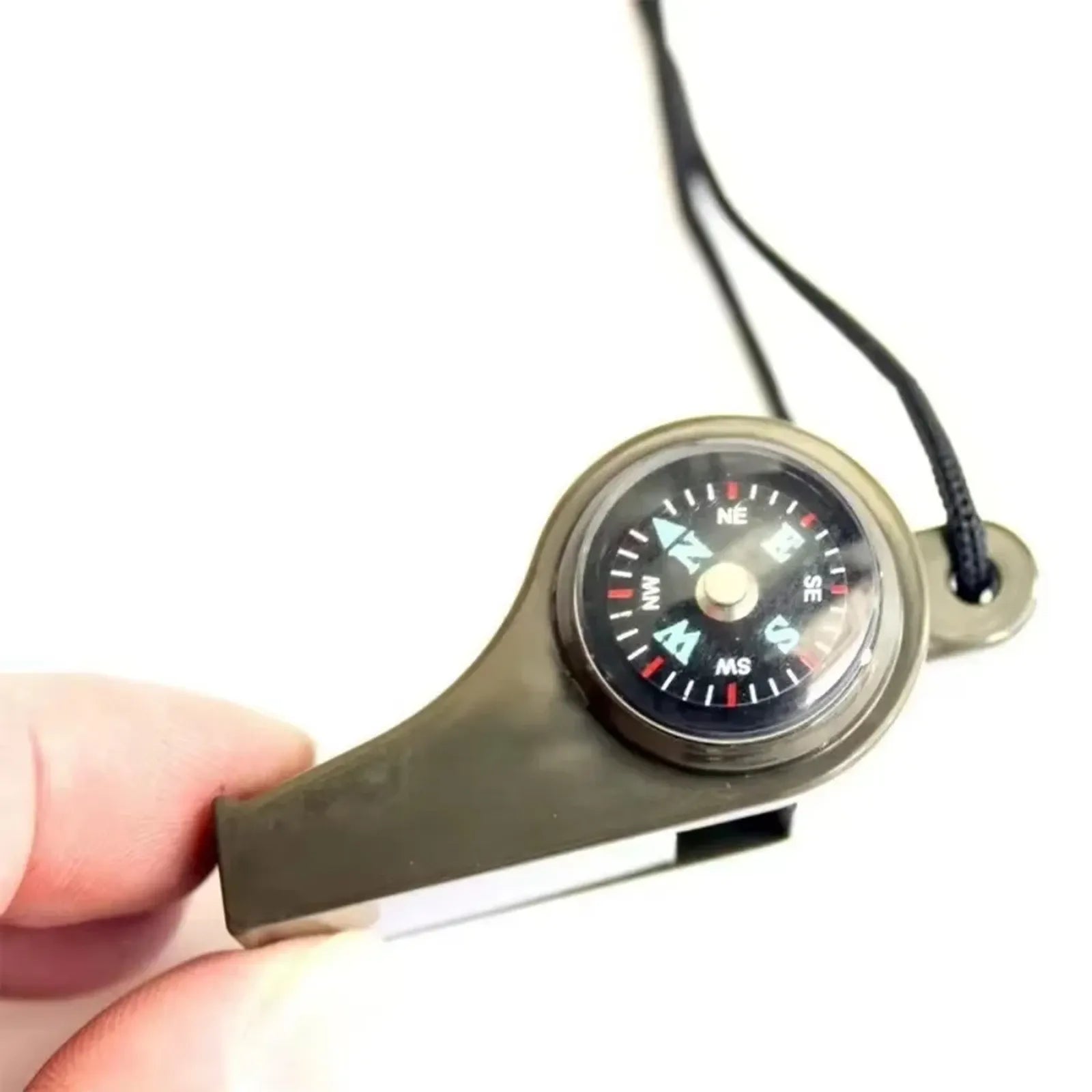 3-in-1 Outdoor Emergency Whistle with Compass and Thermometer