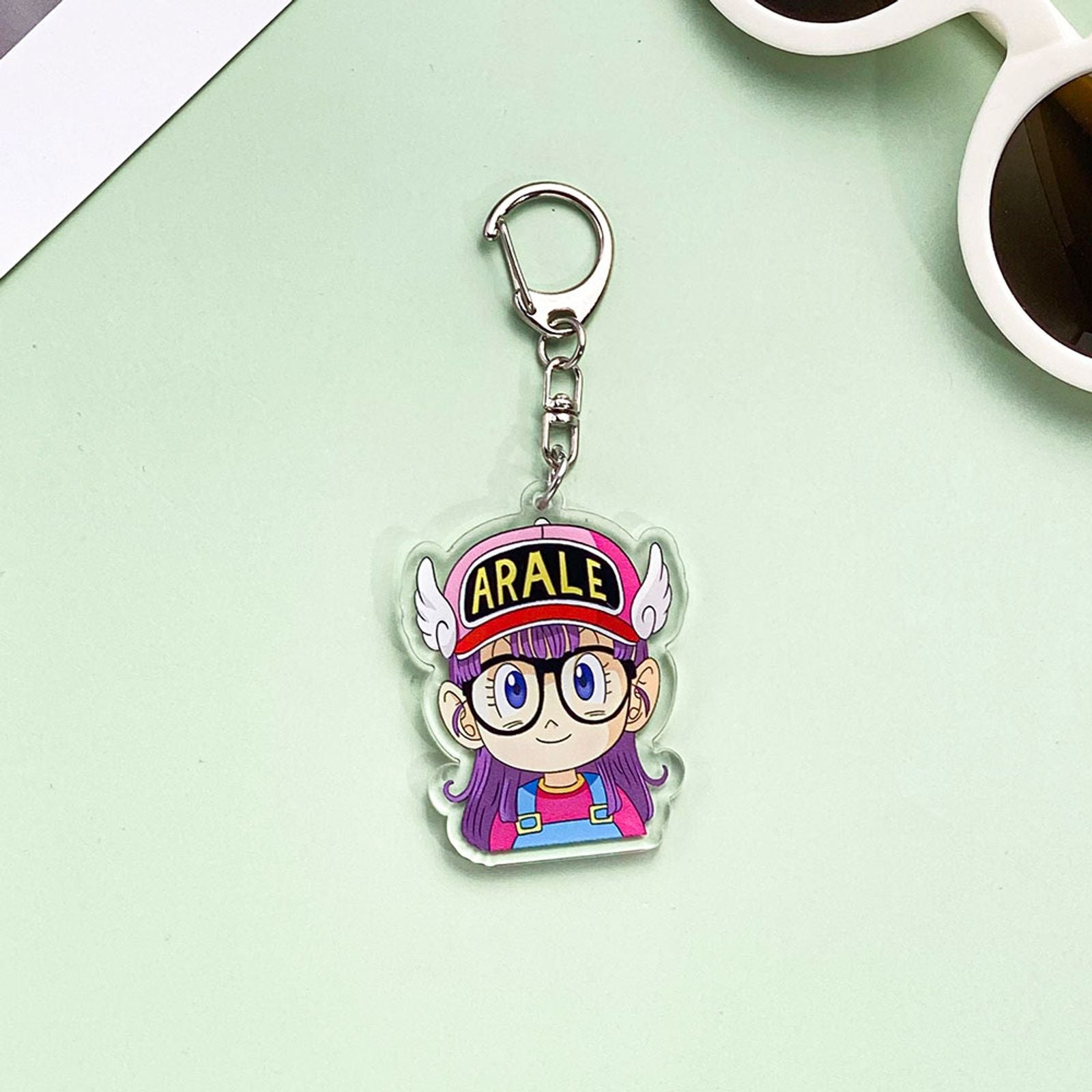 Anime Arale Acrylic Keychain - Fun Bag Charm