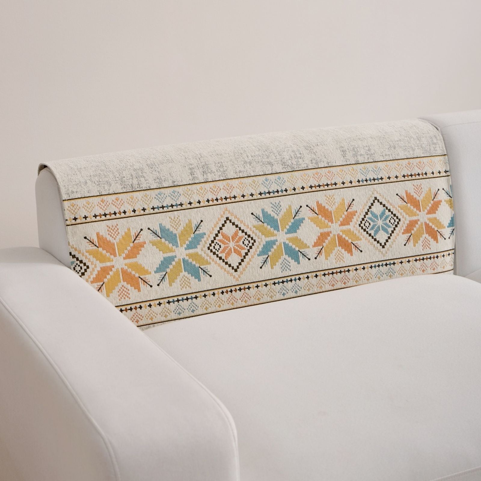 Bohemian Jacquard Chenille Sofa Cover for All Seasons