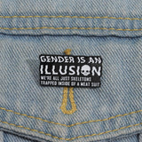 Gender Equality Enamel Pins - Rainbow Women Power Brooches