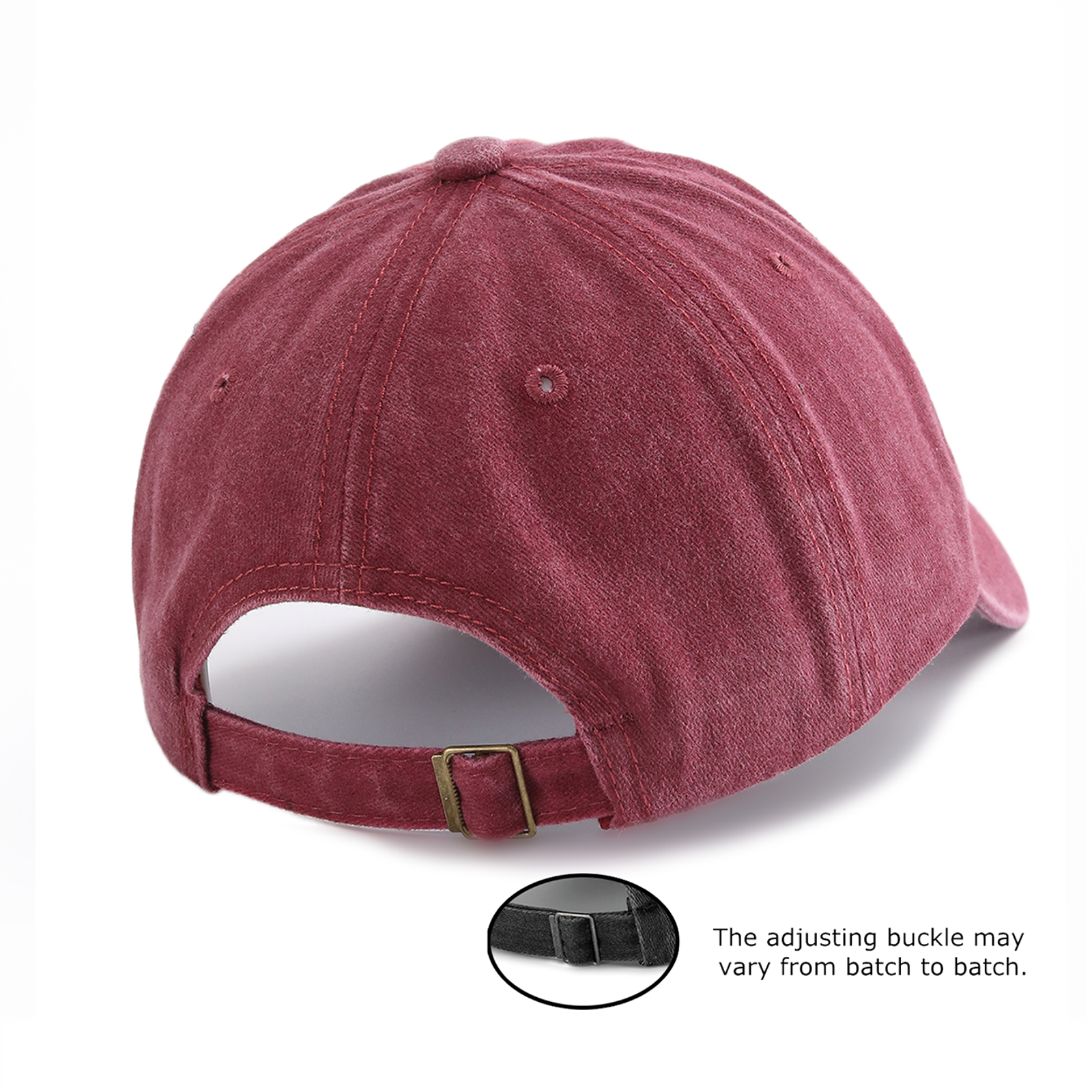 Panda Print Washed Baseball Cap for Adults