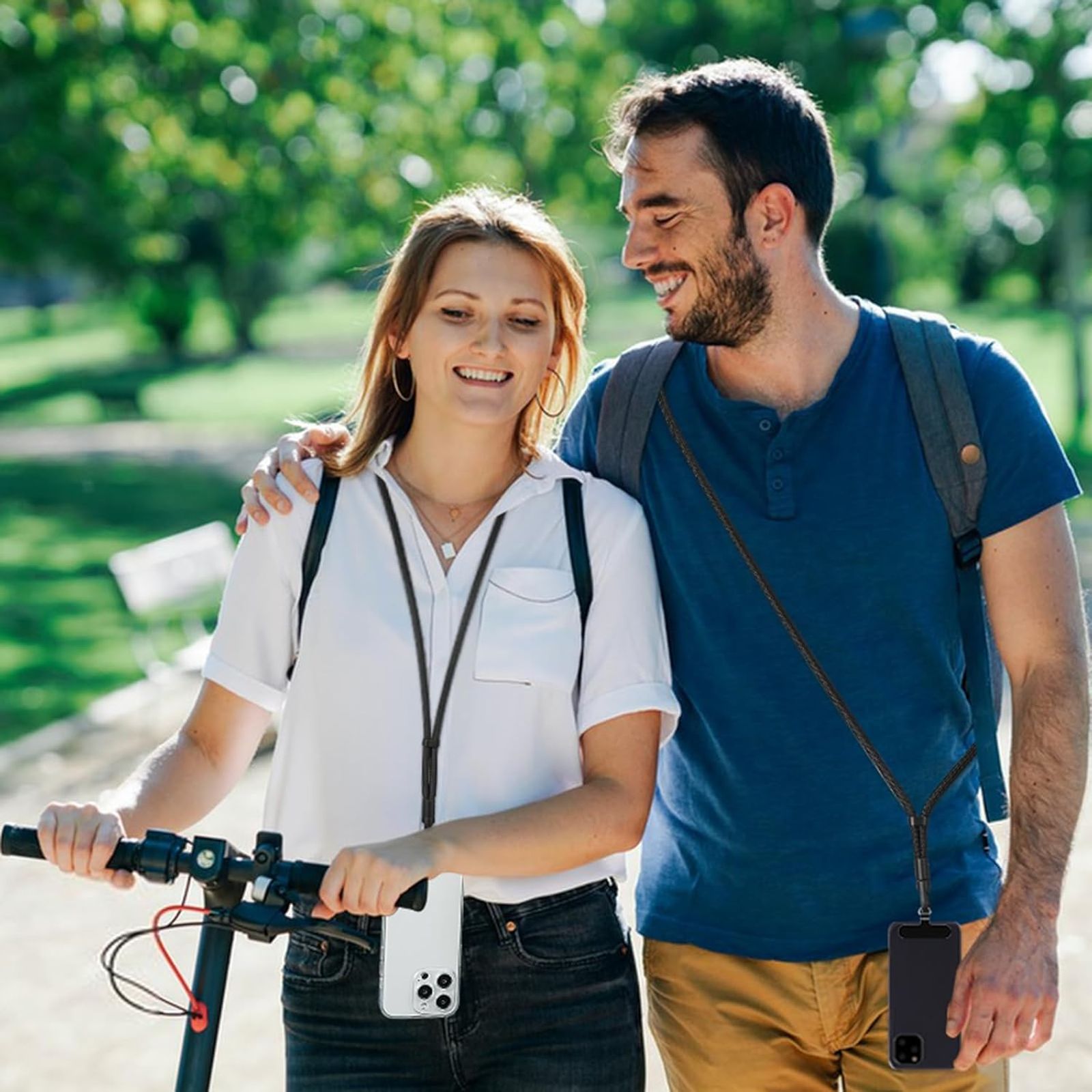 Universal Adjustable Mobile Phone Lanyard with Anti-drop Design