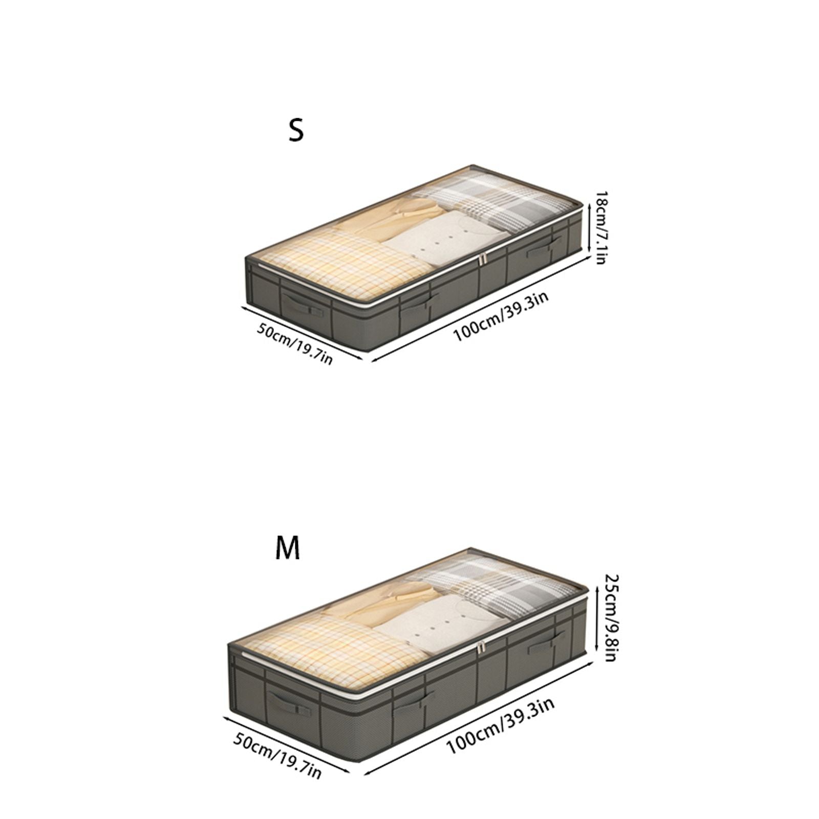 Large Foldable Under Bed Storage Bag