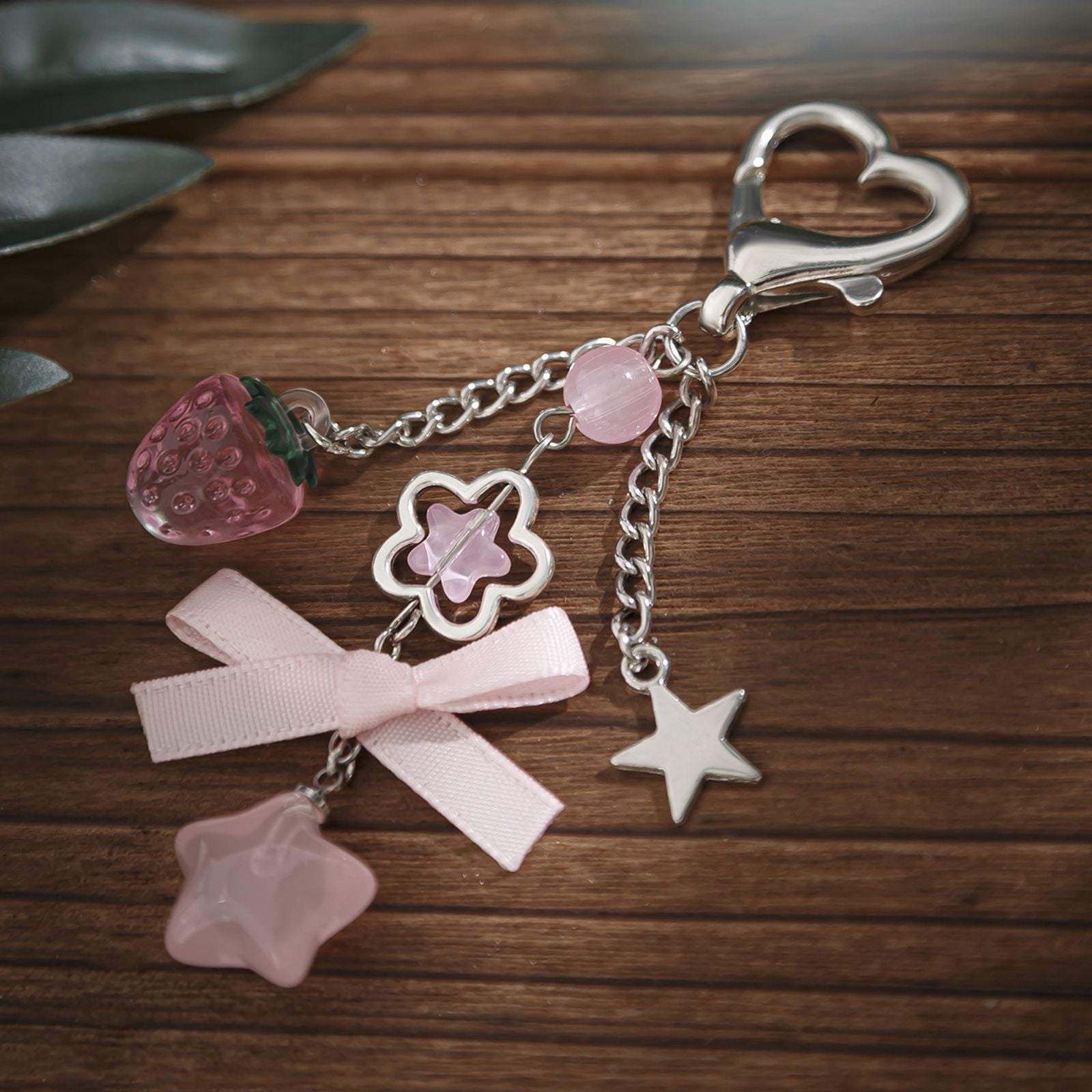 Cute Butterfly Bow Anti-Loss Keychain Pendant