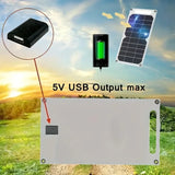 35W Portable Solar Panel with USB Charger for Outdoor Use
