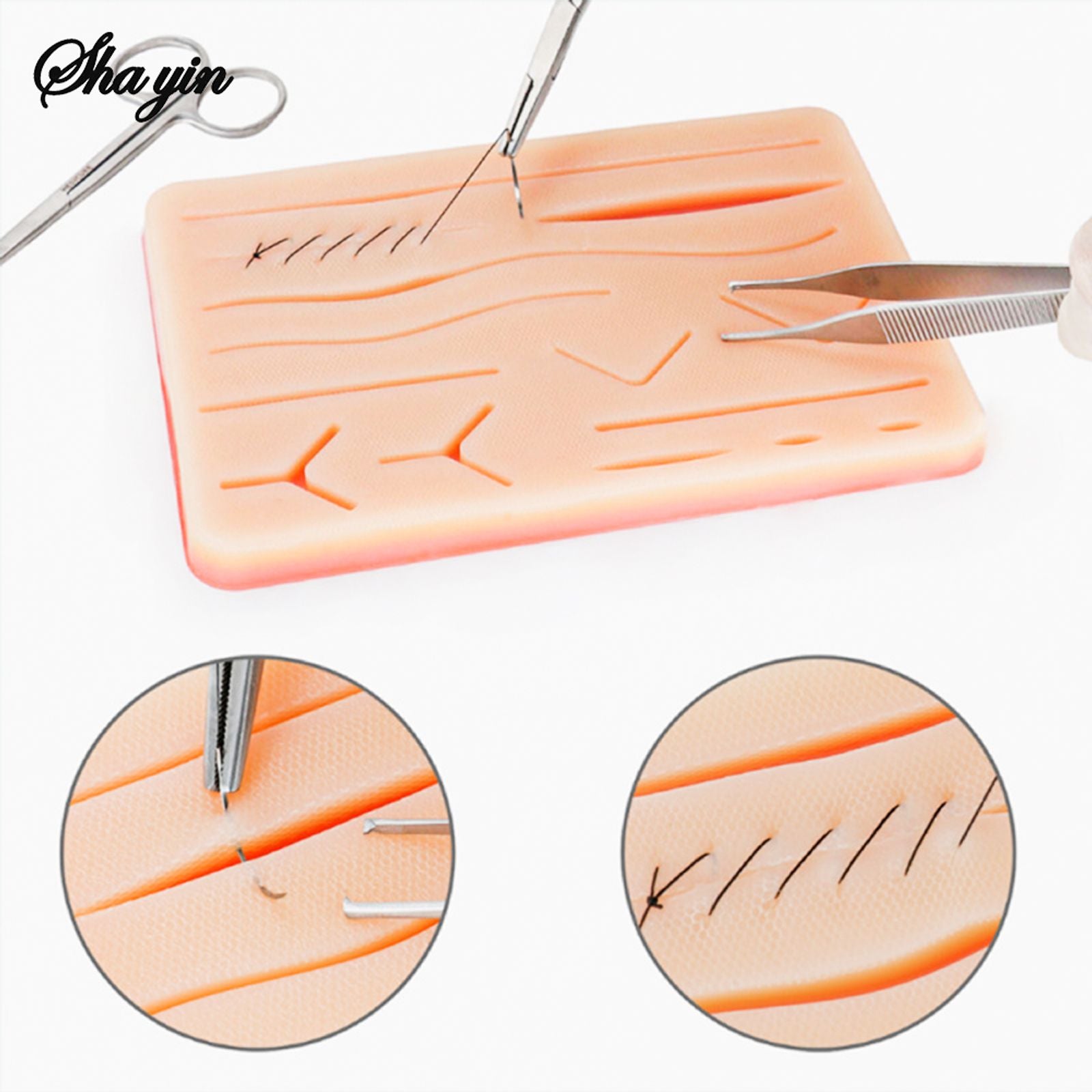 Silicone Skin Pad Suture Training Kit for Medical Practice