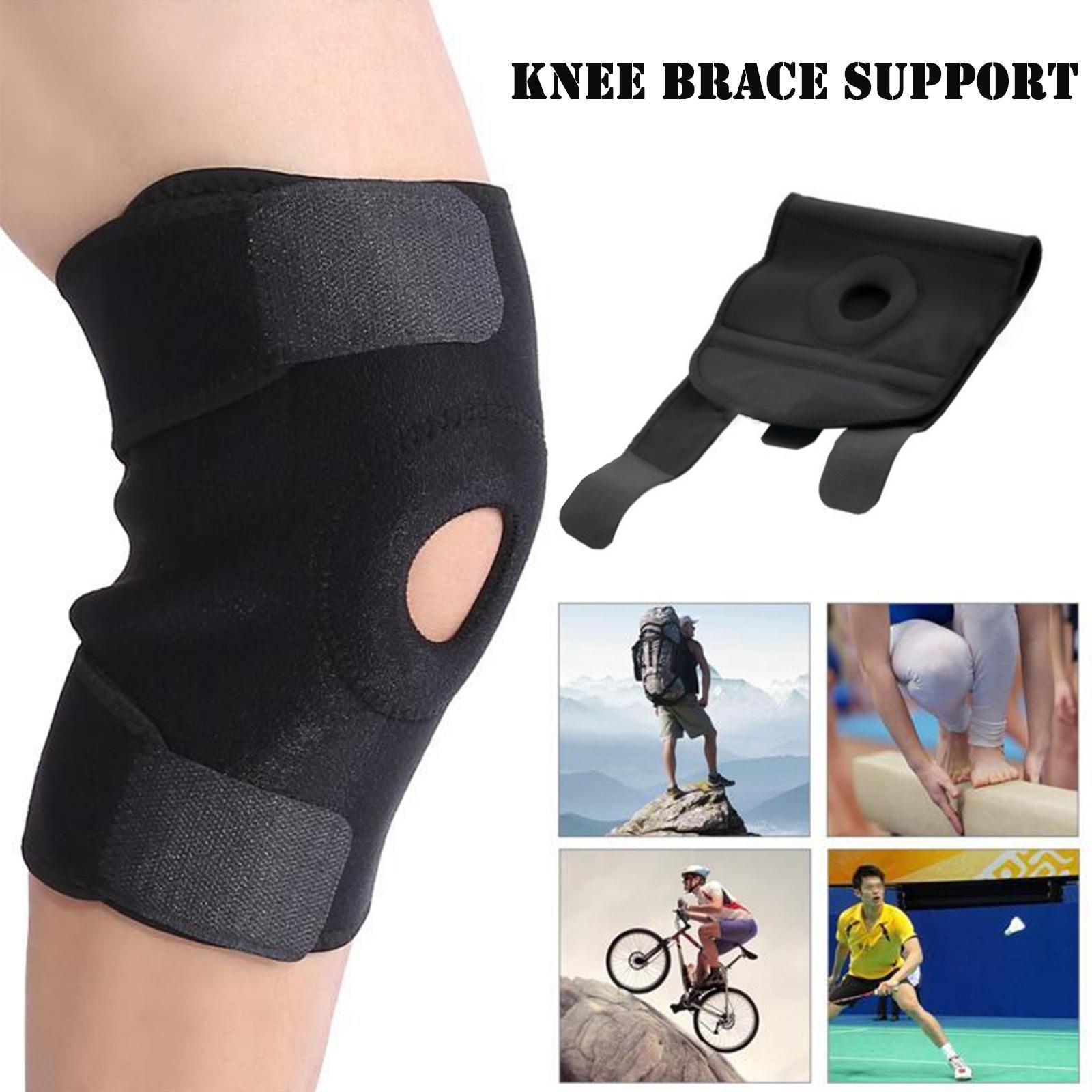 Adjustable Open Patella Knee Brace Support Sleeve