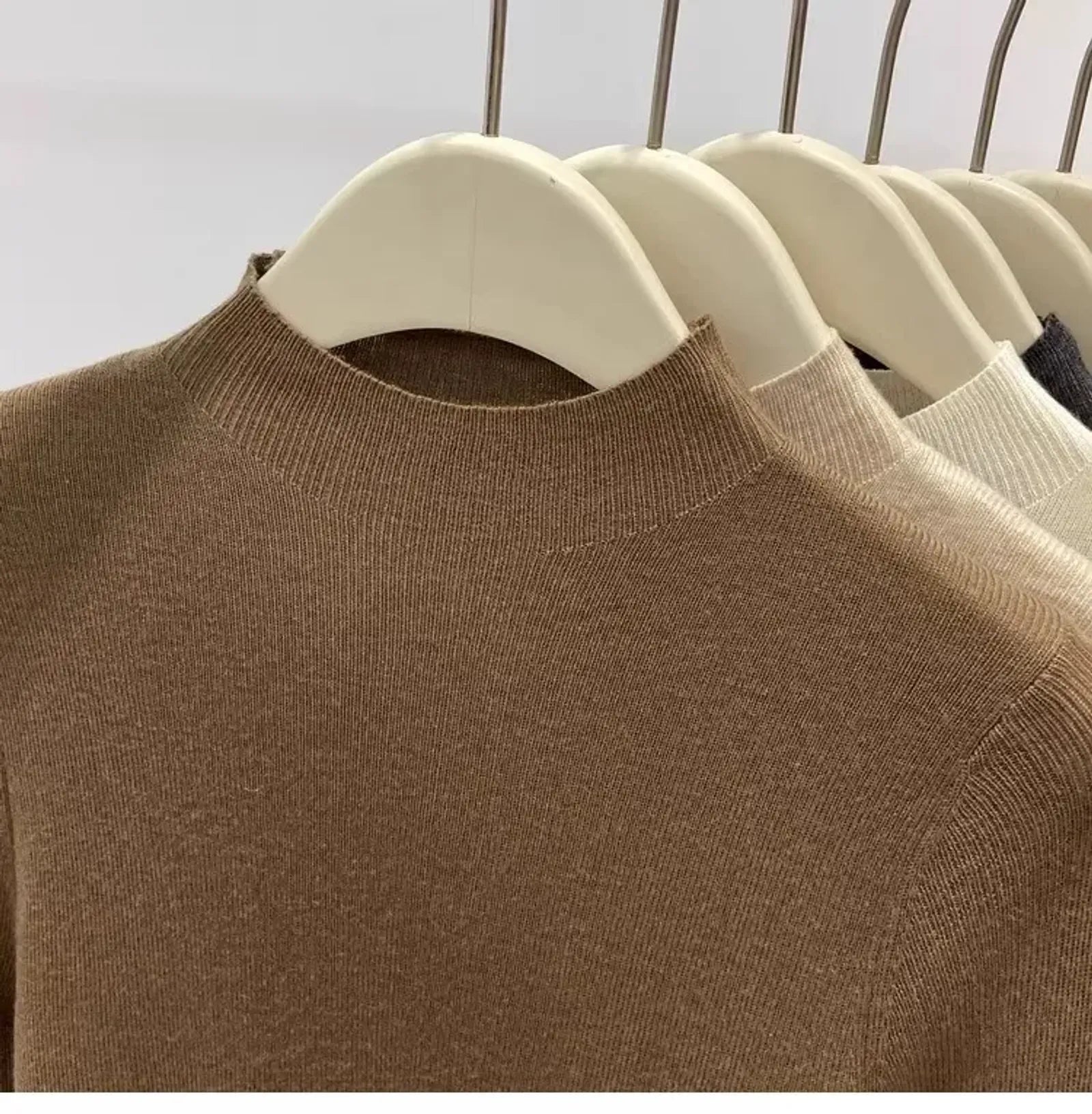 Women’s Solid Slim Turtleneck Sweater - Autumn/Winter
