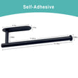 Adhesive Kitchen Paper Towel Holder and Tissue Hanger