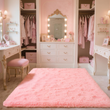 VIKAMA Minimalist Fluffy Living Room and Children's Room Carpet
