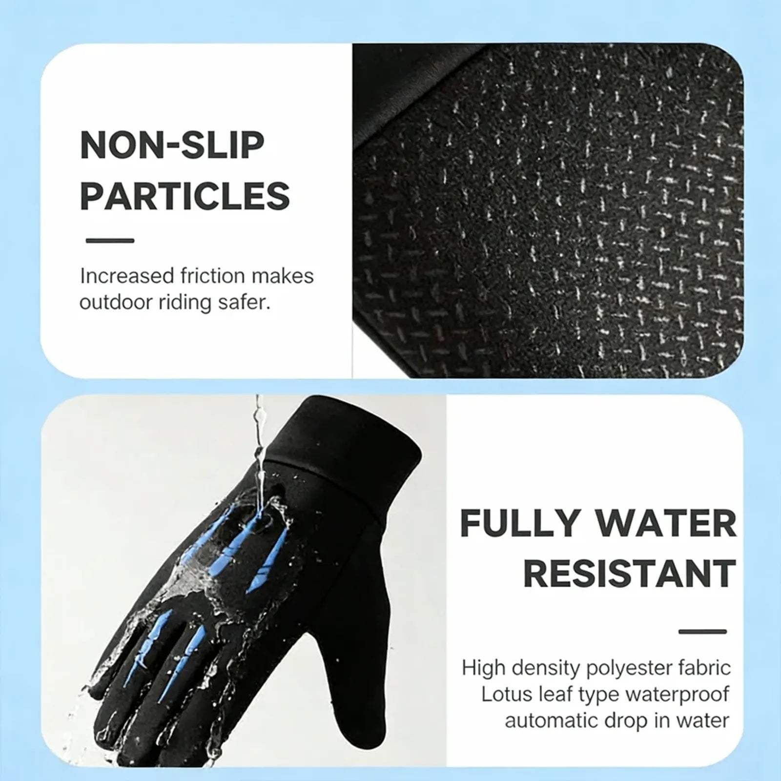 Winter Warm Gloves - Touchscreen, Waterproof, -20°C