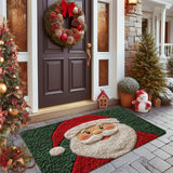 Merry Christmas Santa Claus Door Mat for Home 2025