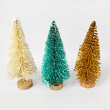 Mini Christmas Tree Ornament Set - 5/8pcs Decorative Cedar Pine