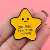 Funny Feminism Quotes Enamel Pin - Silly Goose Brooch