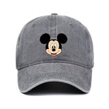 Unisex Vintage Washed Mickey Minnie Baseball Cap