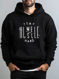 Unisex Hooded Sweatshirt with Letter Print