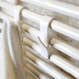 White Clear Hanger Clips for Towels and Scarves