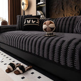 Geometric Lines Soft Thicken Tufted Fleece Blanket