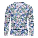 Men's Disney Stitch & Mickey Anime Fashion Long Sleeve T-Shirt