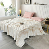 Luxurious Faux Rabbit Fur Bed Blanket - Soft and Warm Throw