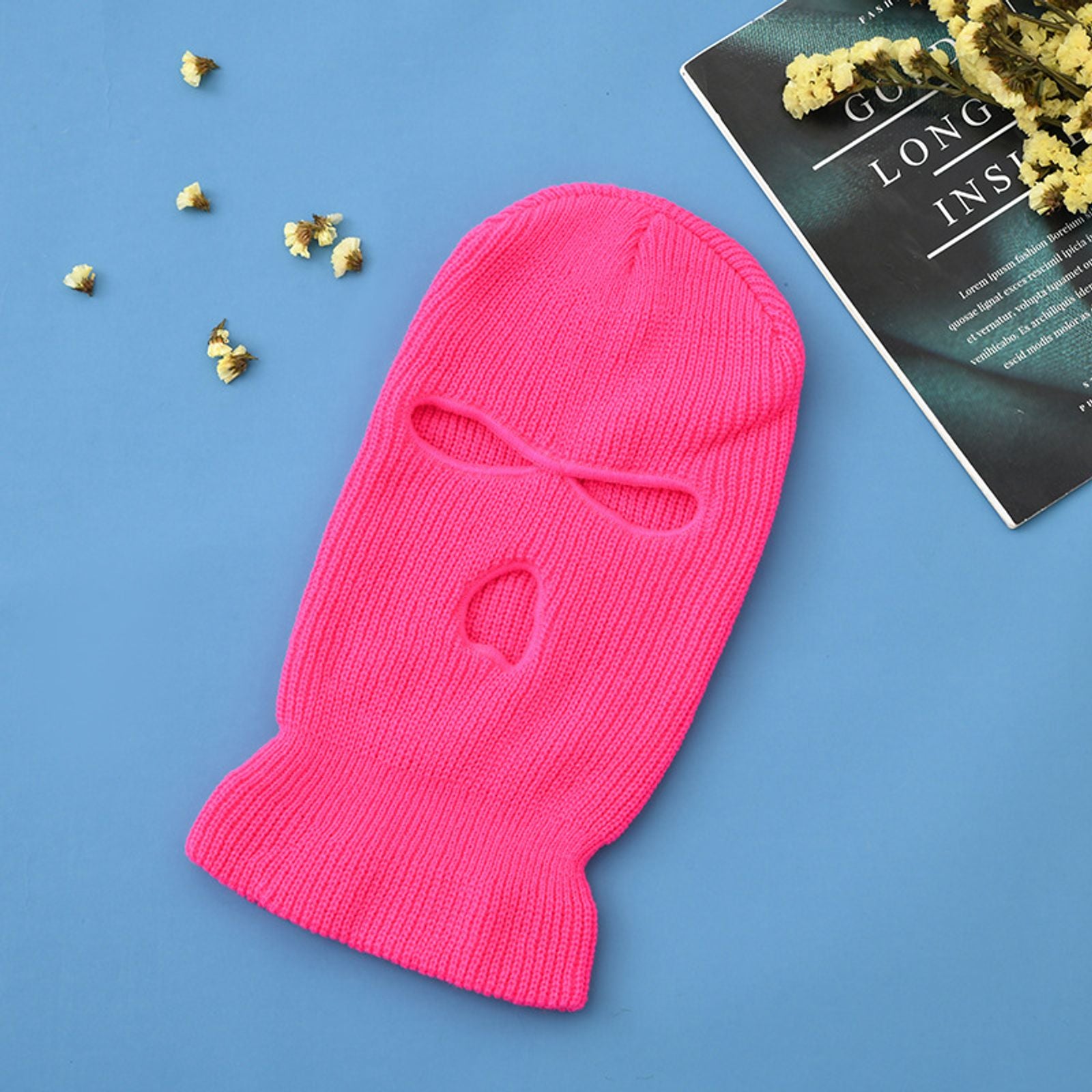 Windproof Full Face Knit Ski Mask for Winter