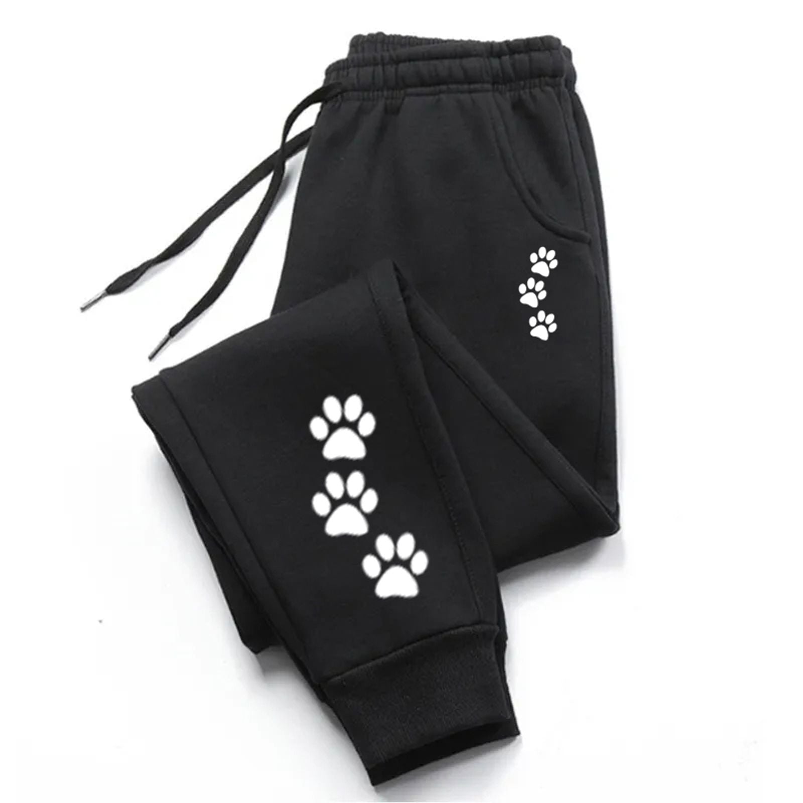 Womens Casual Jogging Sweatpants with Elastic Waist