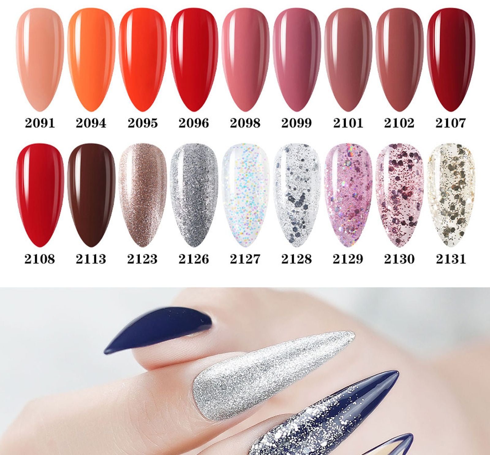 Clou Beaute 15ml Neon Gel Nail Polish & Base Top Coat