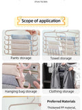Multifunctional 5-Layer Pants Rack - Space Saving Hanger