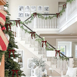 20pcs Burgundy Velvet Bows for Christmas Tree Decoration