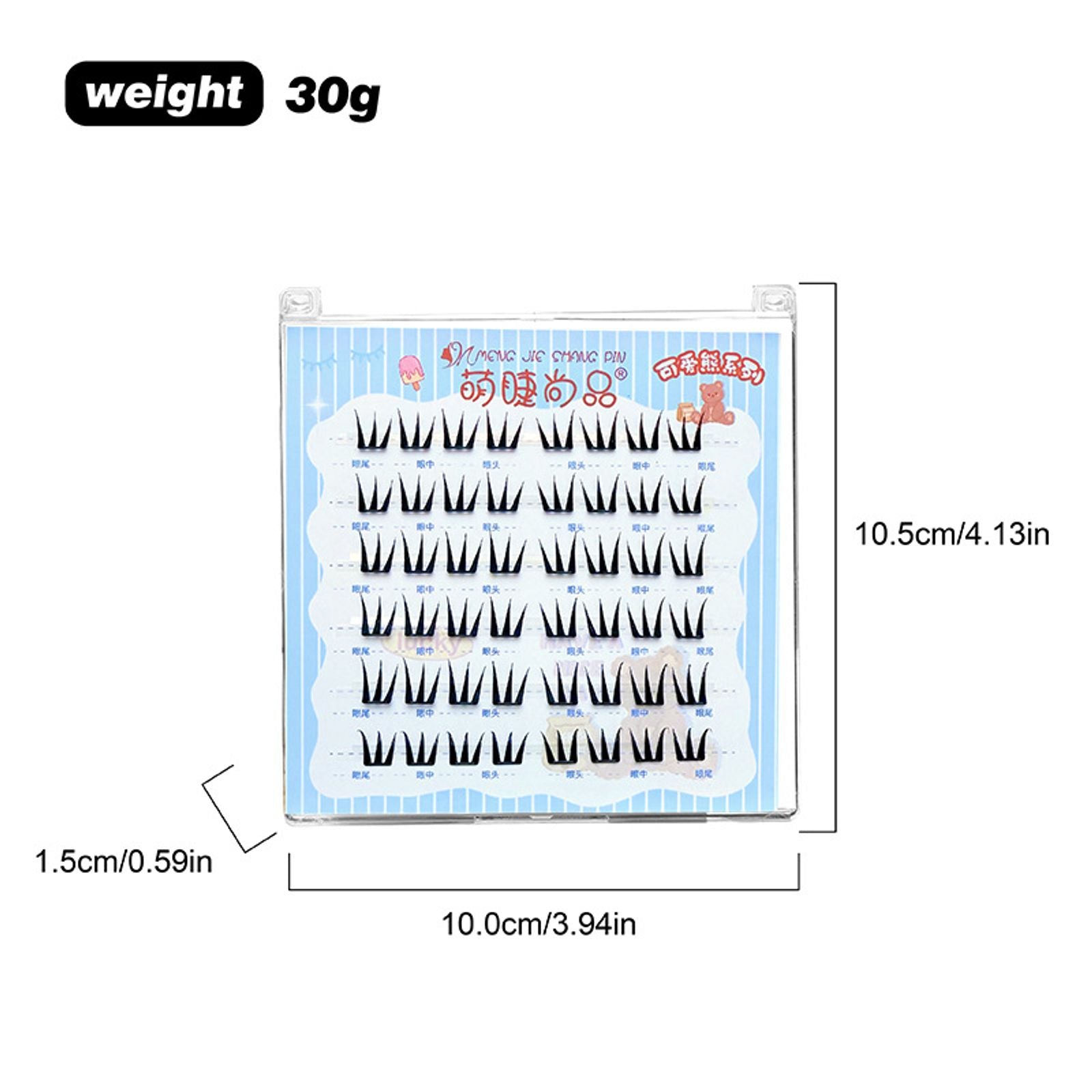 Ultra-Thin Natural Self-Adhesive Eyelash Clusters