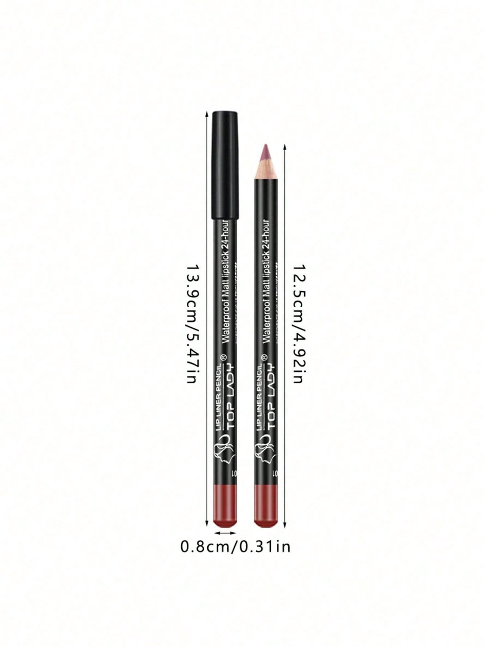 12-Piece Professional Lip Liner Pencil Set