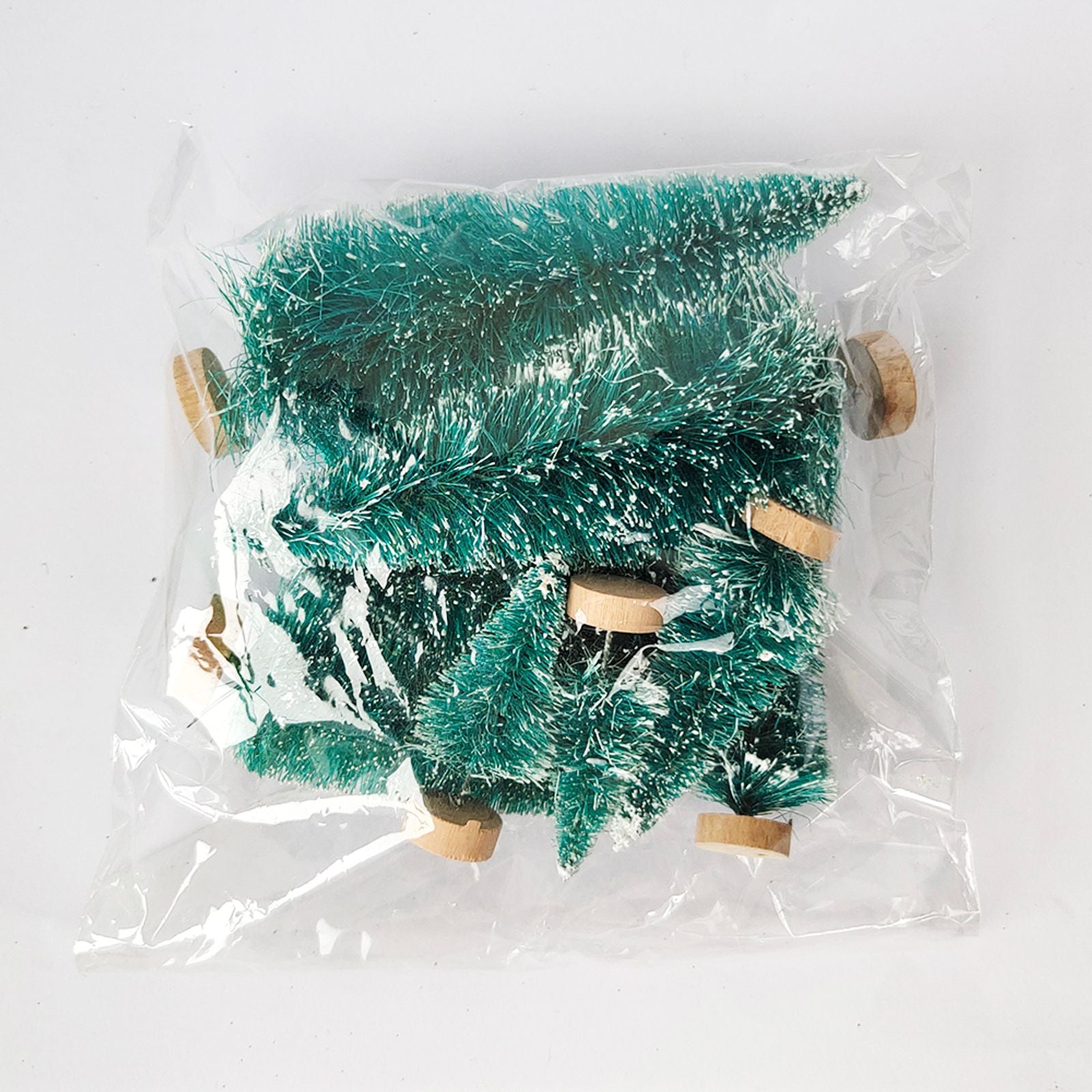 Mini Christmas Tree Ornament Set - 5/8pcs Decorative Cedar Pine