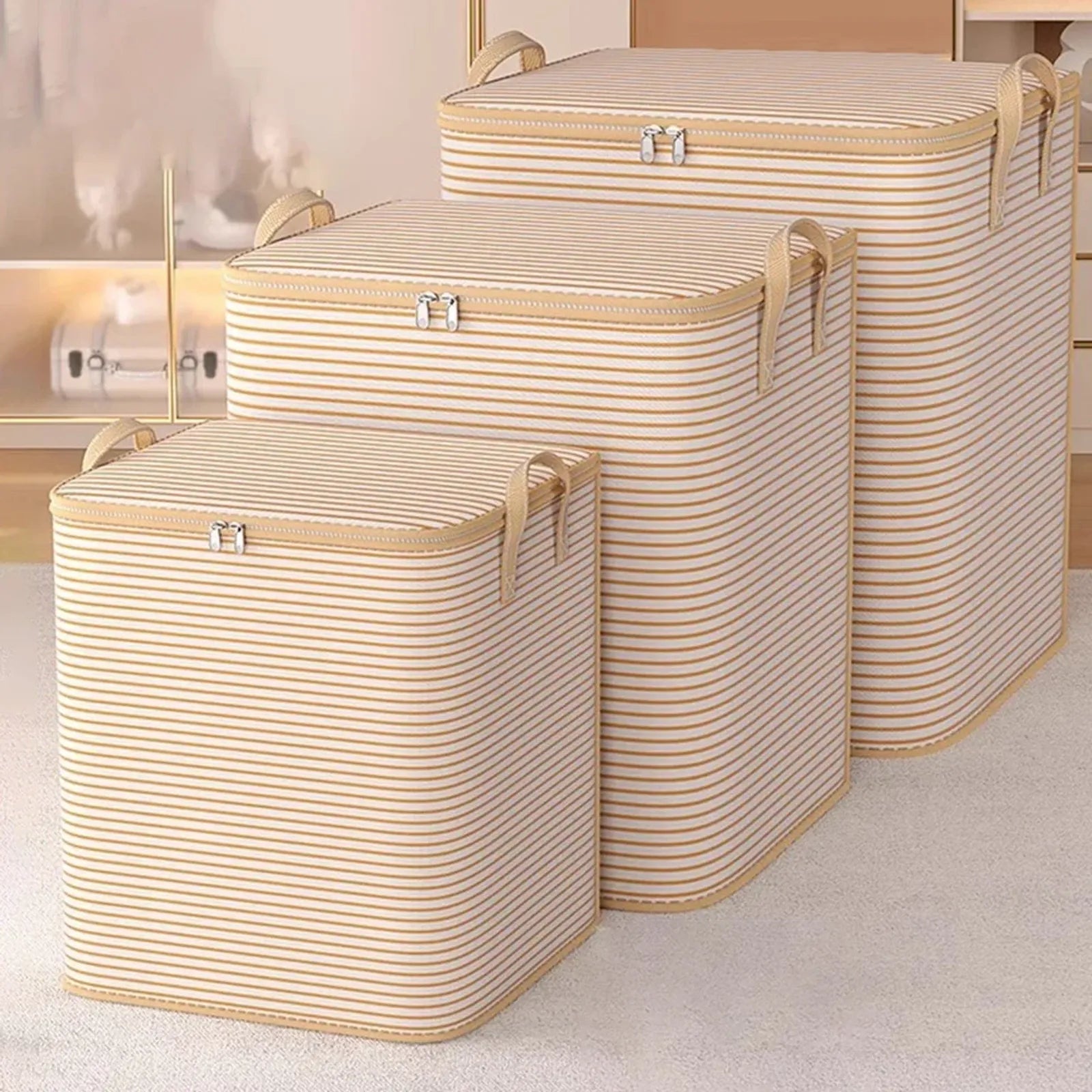 Extra Large Breathable Storage Bag for Clothes and Quilts