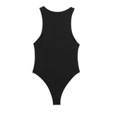 Women's White Sleeveless Bodysuit - Summer Essential