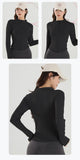 Women's Long-Sleeved Yoga Jacket for Autumn & Winter