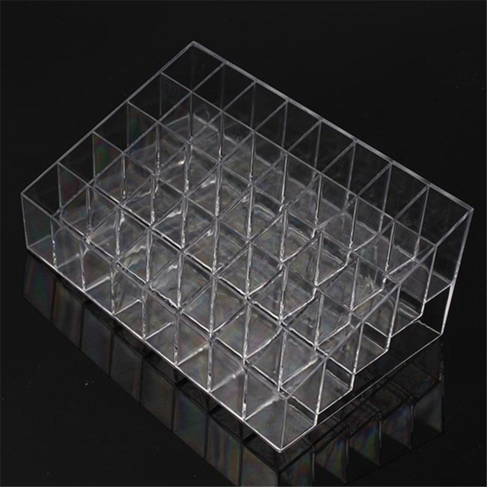 Clear Lipstick Stand Case Makeup Organizer