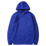 Men's and Women's Hooded Solid Color Sweatshirt
