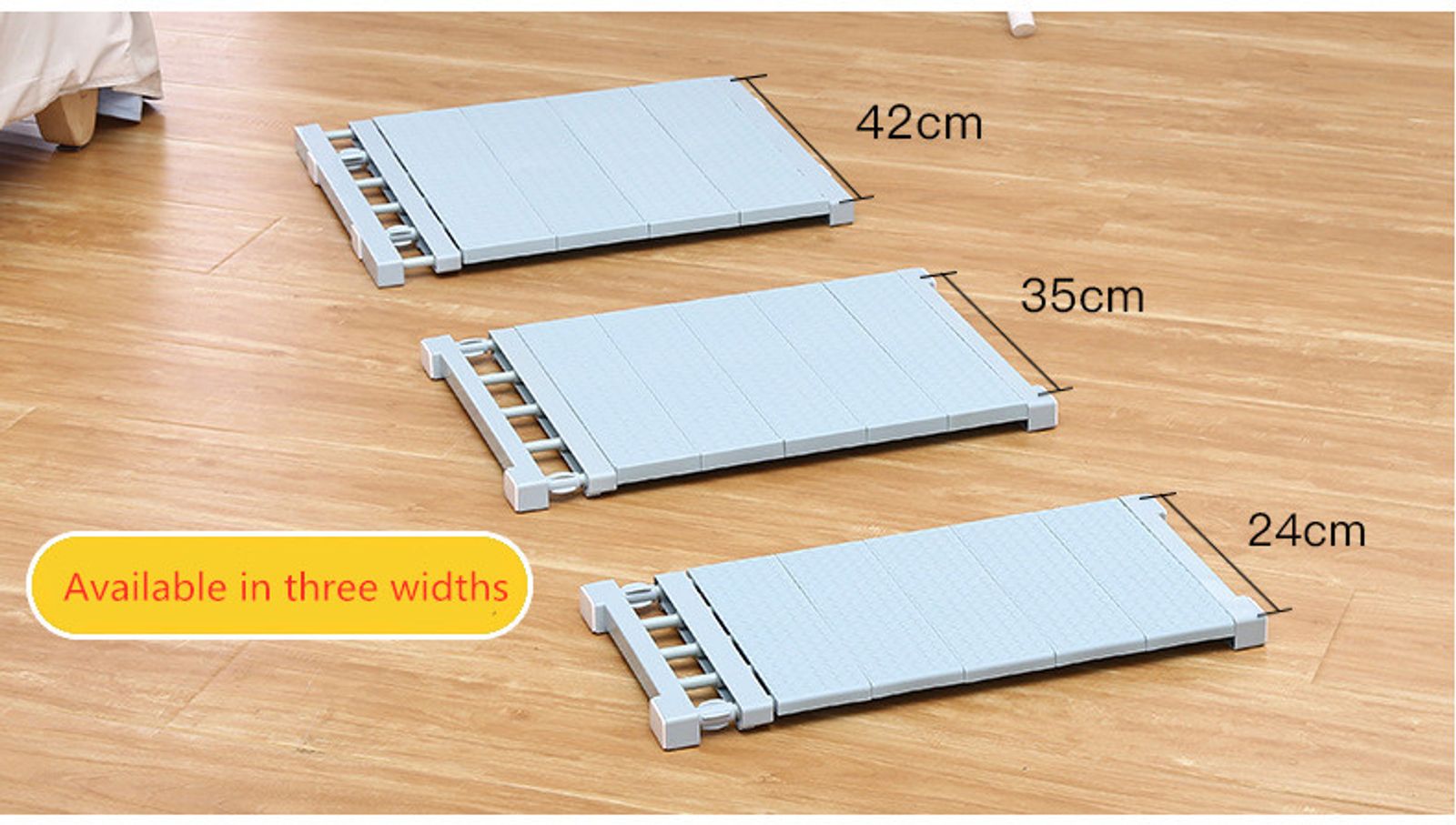 Adjustable Wall-Mounted Closet Organizer Shelf