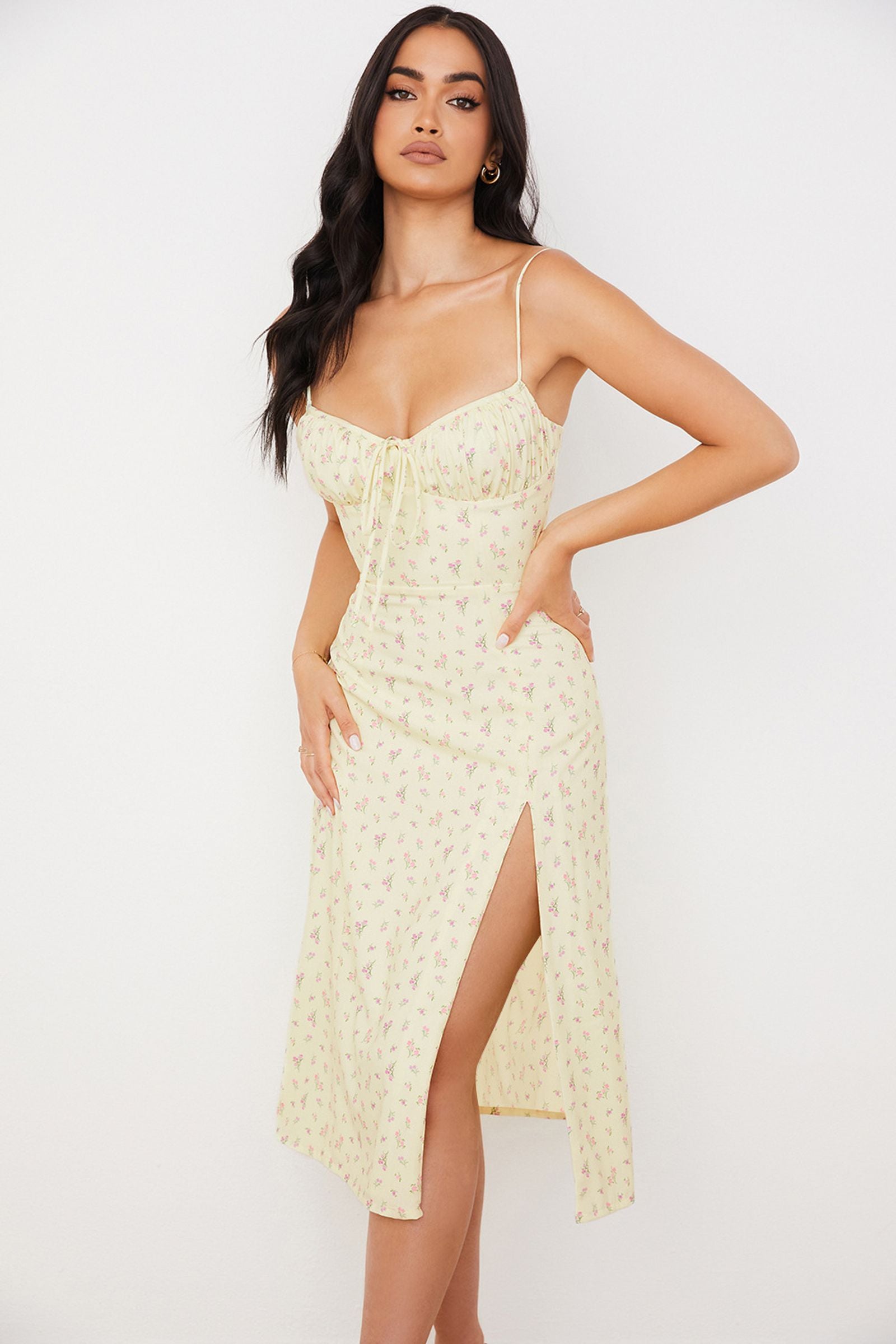 Women's Elegant Floral Beach Long Dress