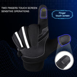 Winter Warm Touchscreen Leather Cycling Gloves for Men